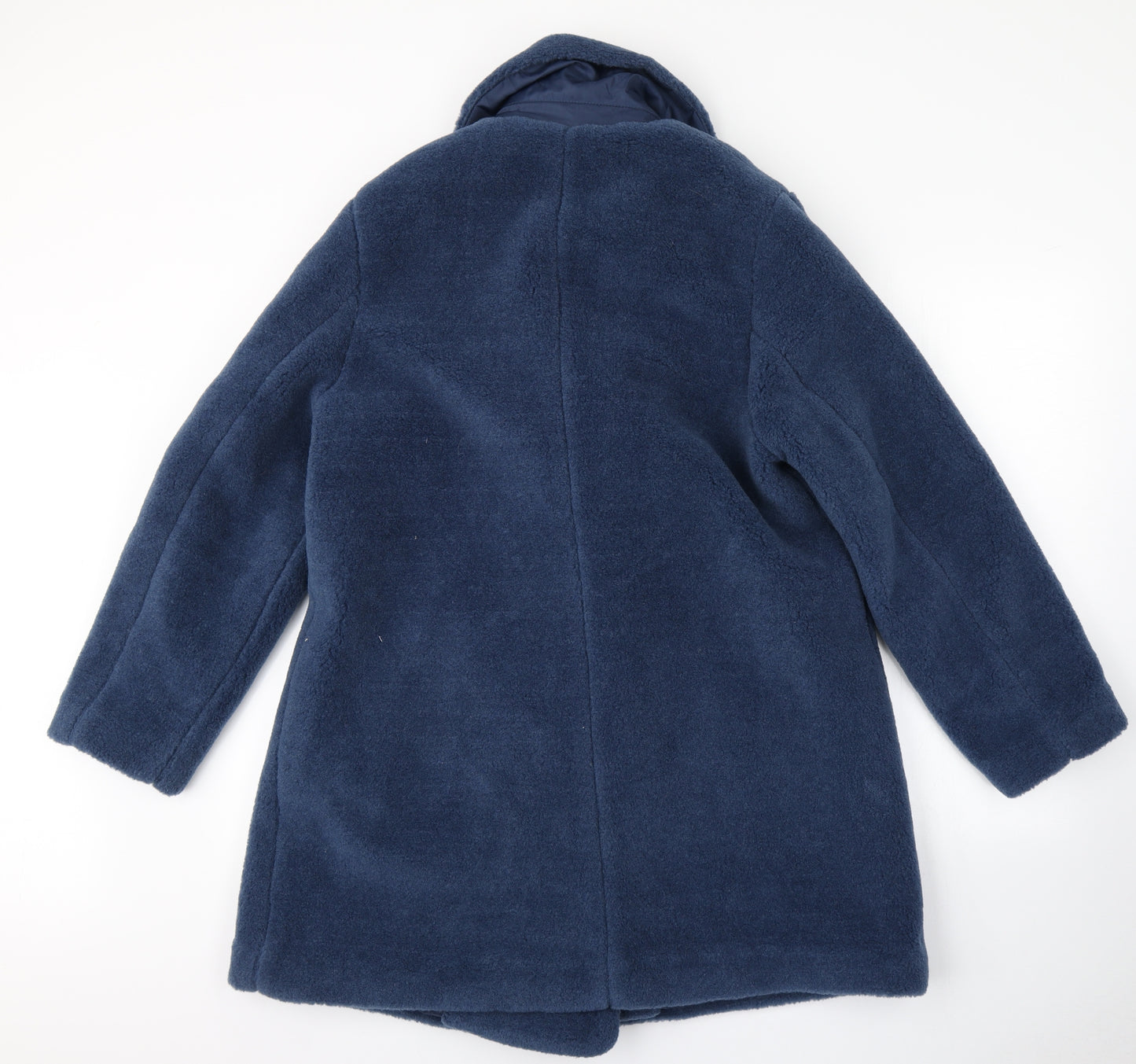 Monsoon Womens Blue   Overcoat Coat Size 16