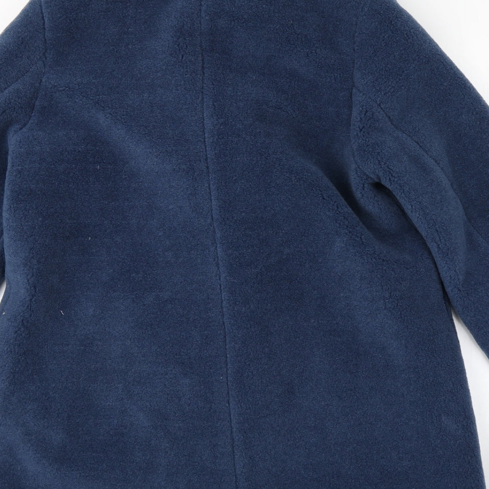 Monsoon Womens Blue   Overcoat Coat Size 16