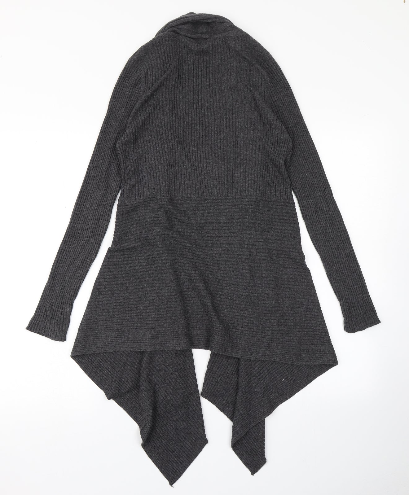Marks & Spencer Womens Grey  Knit Cardigan Jumper Size 10