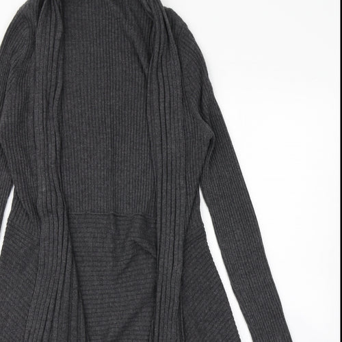 Marks & Spencer Womens Grey  Knit Cardigan Jumper Size 10