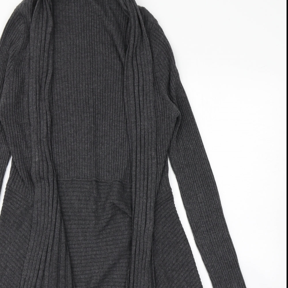 Marks & Spencer Womens Grey  Knit Cardigan Jumper Size 10