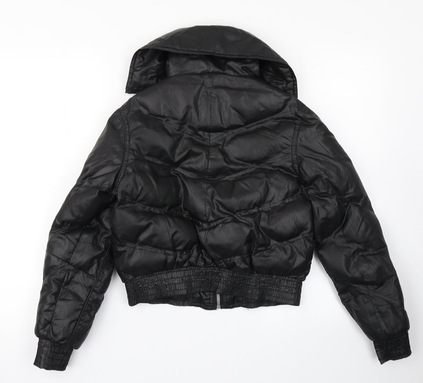 CQ Girls Black   Puffer Jacket Jacket Size 10-11 Years