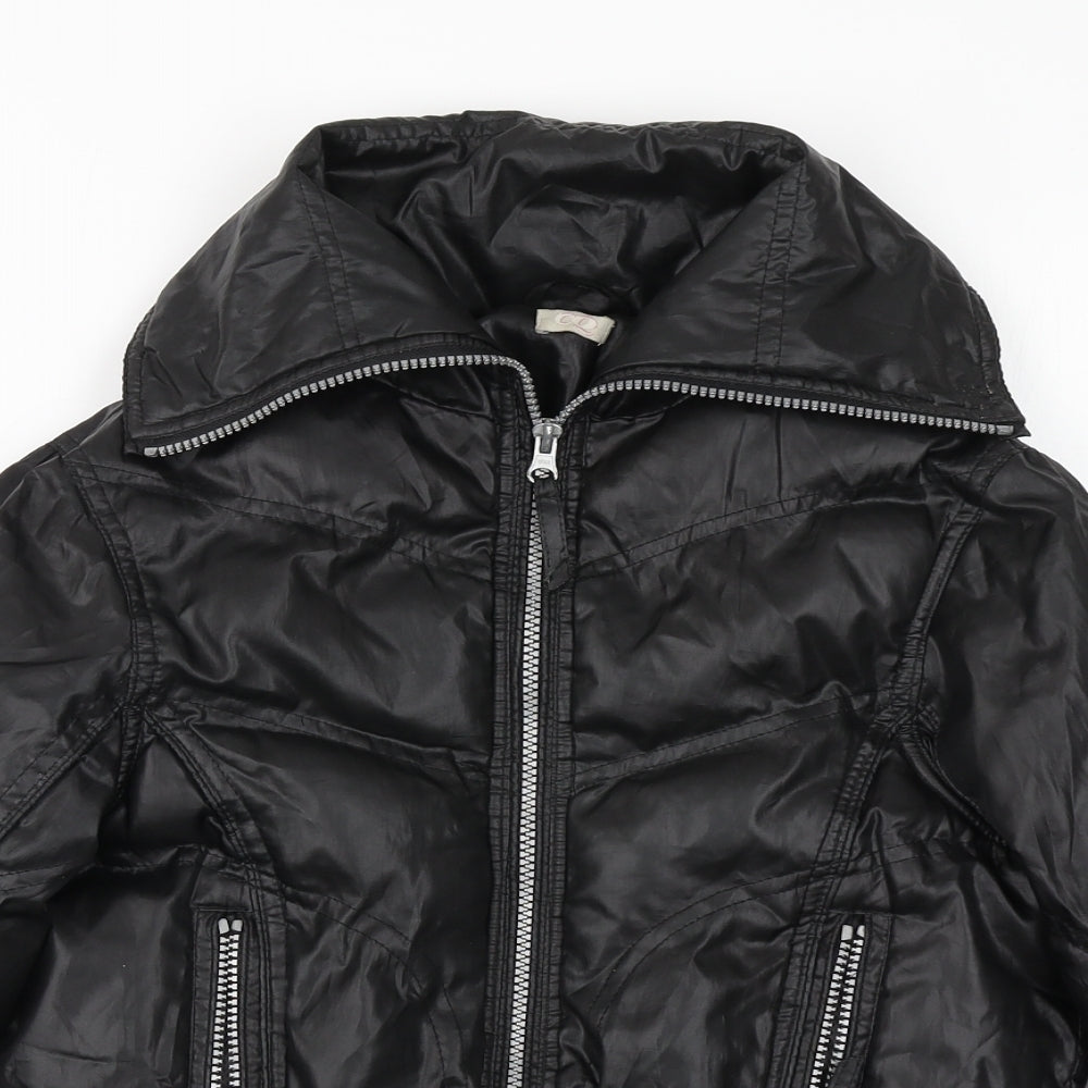 CQ Girls Black   Puffer Jacket Jacket Size 10-11 Years