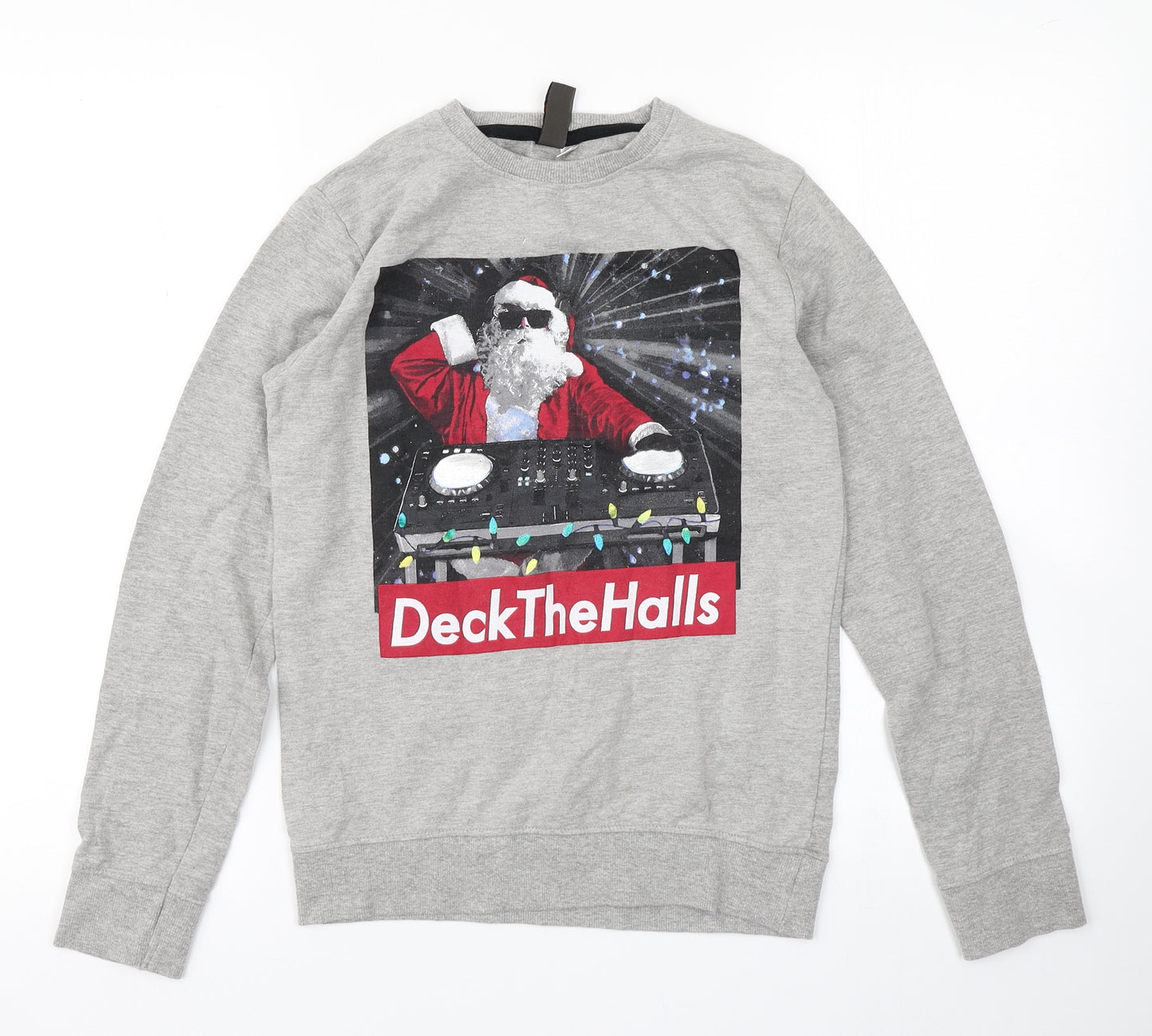 Urban Outlaws Boys Grey   Pullover Sweatshirt Size 11-12 Years  - Christmas Sweater