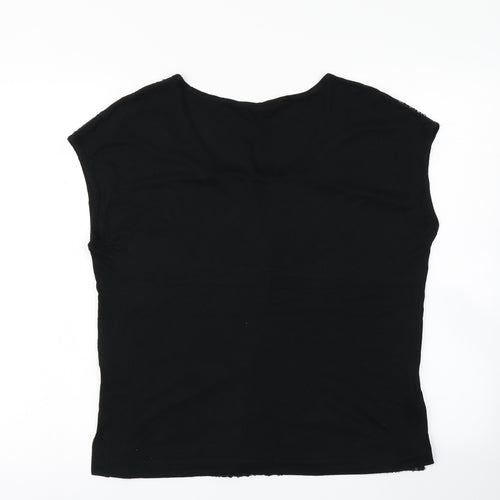 Dorothy Perkins Womens Black   Basic T-Shirt Size 10