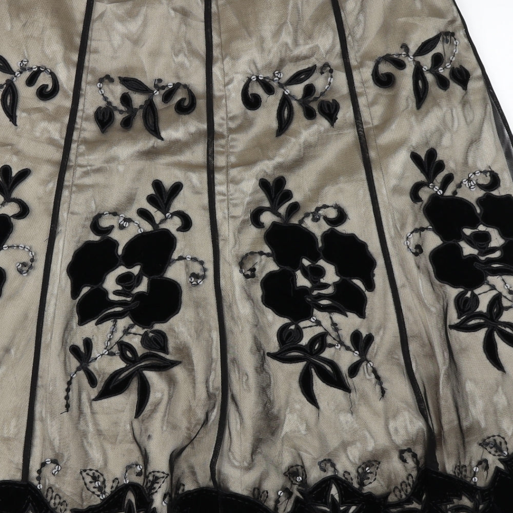 Kaliko Womens Brown   A-Line Skirt Size 14
