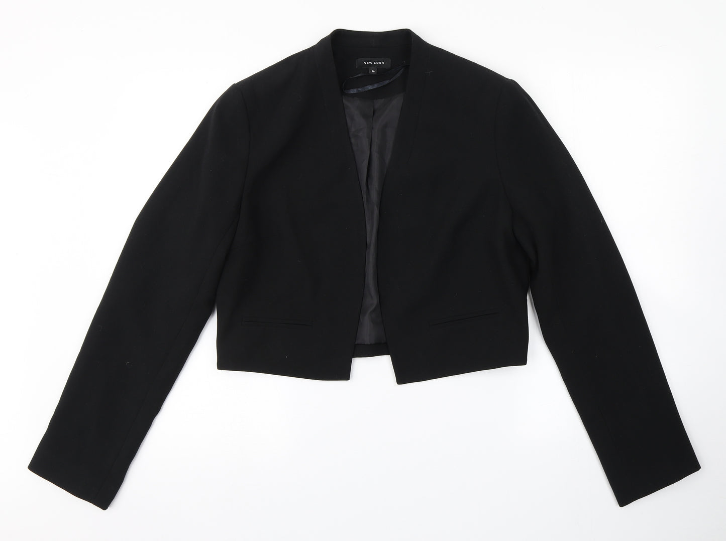 New Look Womens Black   Jacket Blazer Size 16