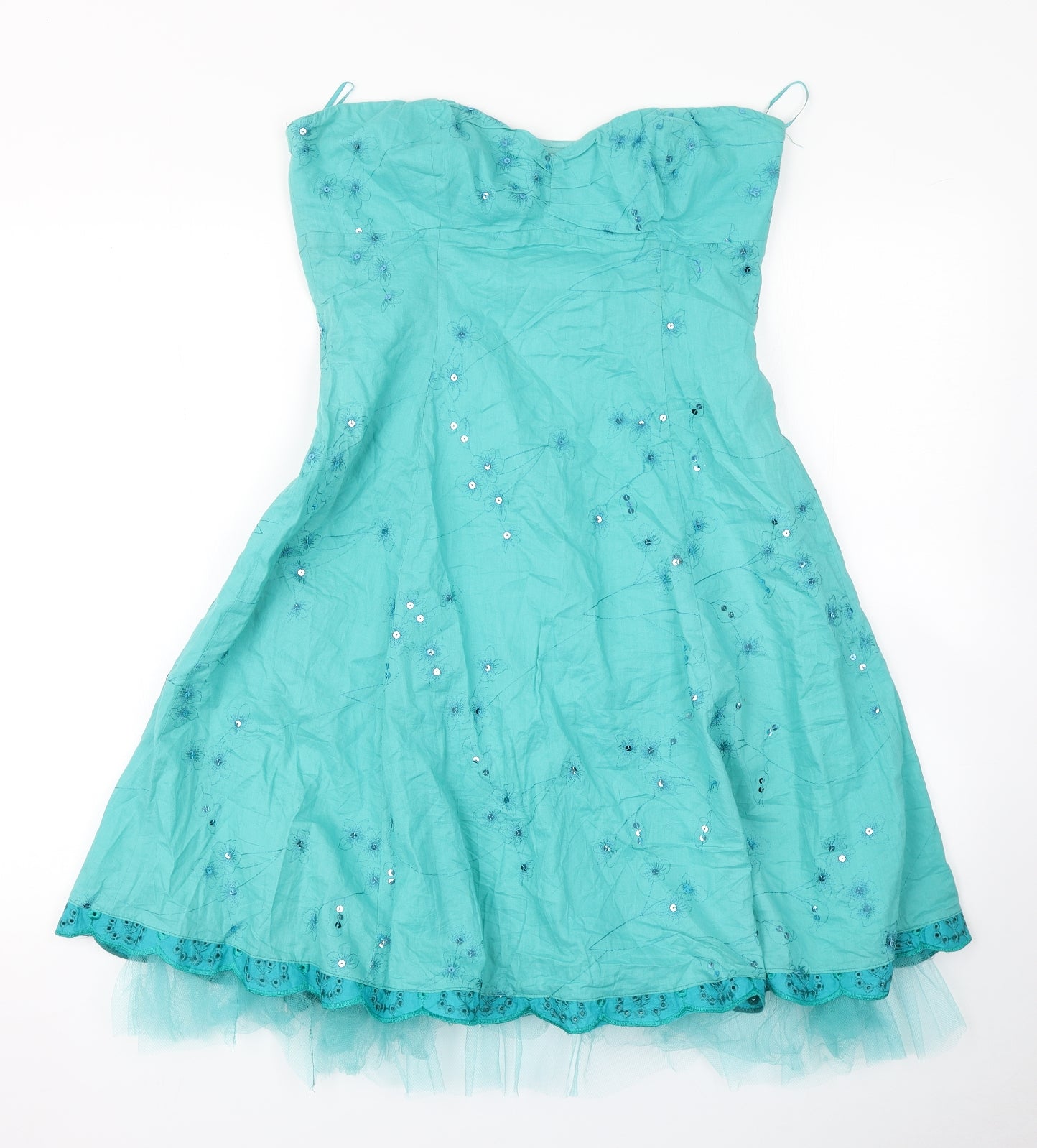 Bay Womens Blue   Skater Dress  Size 12