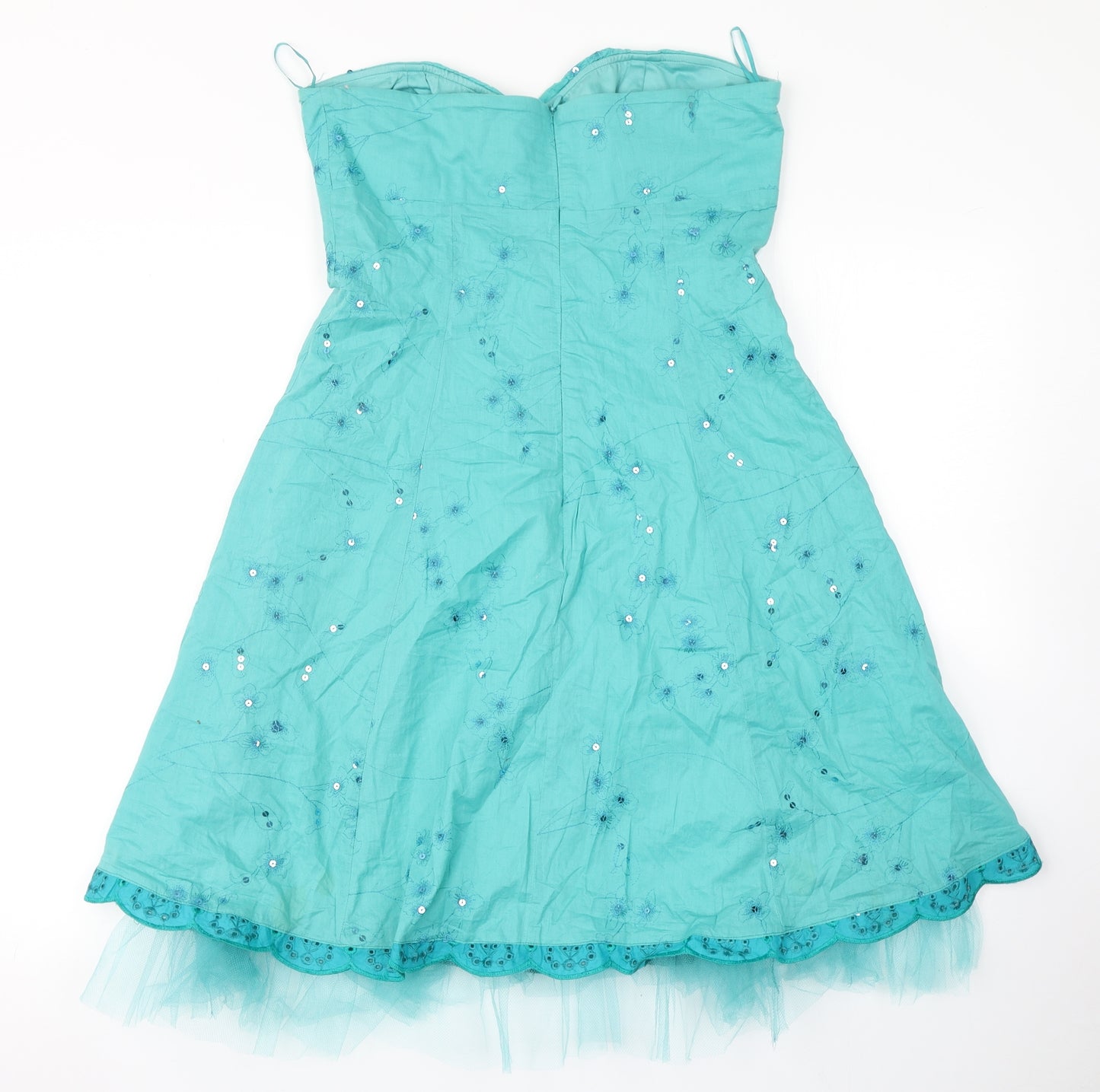 Bay Womens Blue   Skater Dress  Size 12