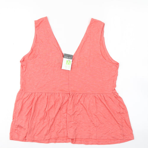 Primark Womens Orange   Basic Tank Size M