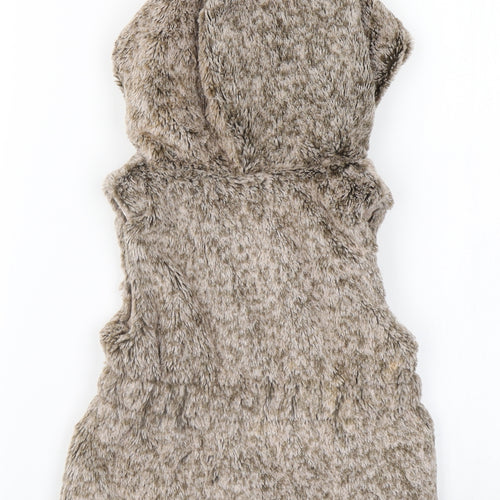 TU Girls Brown   Gilet Jacket Size 2-3 Years