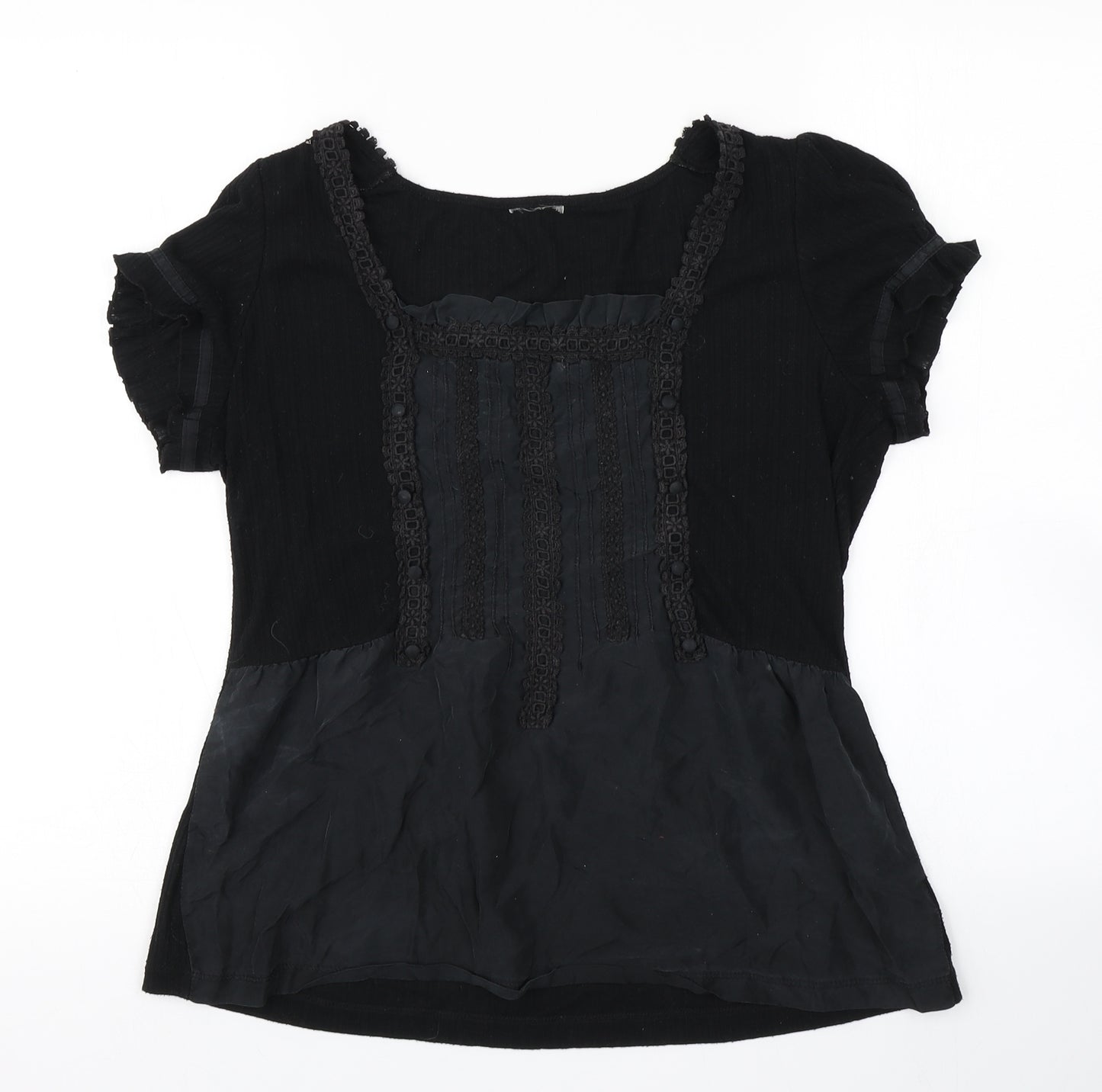 NEXT Womens Black   Basic T-Shirt Size 14