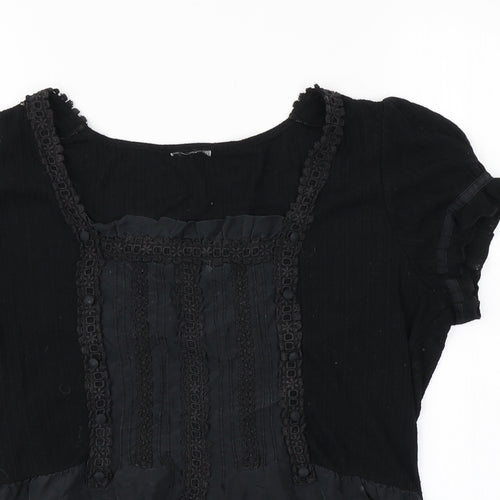 NEXT Womens Black   Basic T-Shirt Size 14