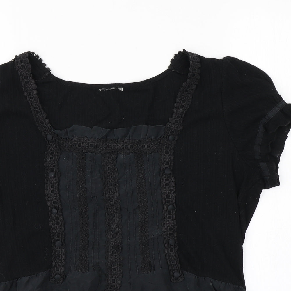 NEXT Womens Black   Basic T-Shirt Size 14