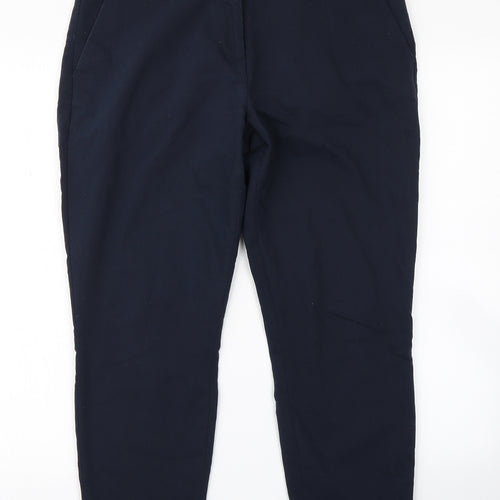 H&M Womens Blue   Dress Pants Trousers Size 10 L25 in