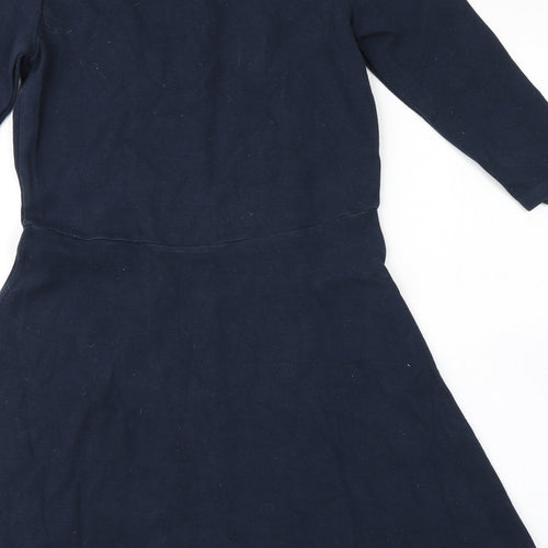 Jack Wills Womens Blue   Skater Dress  Size 12