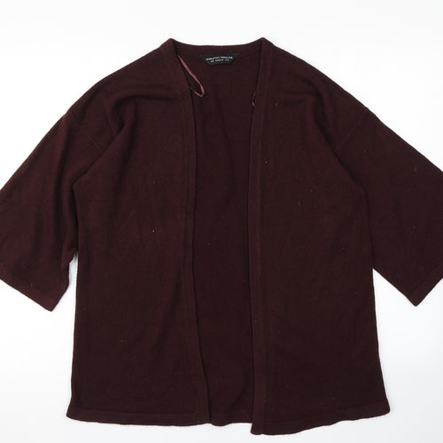 Dorothy Perkins Womens Purple  Knit Cardigan Jumper Size 12