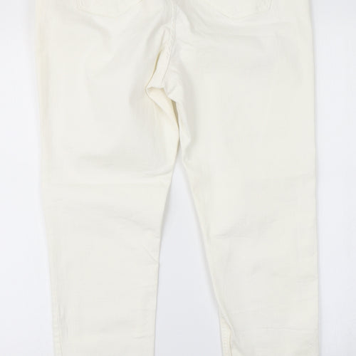 Per Una Womens White  Denim Skinny Jeans Size 18 L27 in