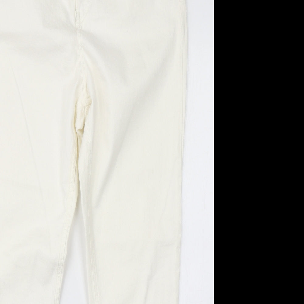 Per Una Womens White  Denim Skinny Jeans Size 18 L27 in