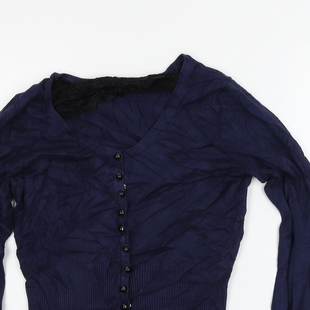 Atmosphere Womens Blue  Knit Cardigan Jumper Size 8