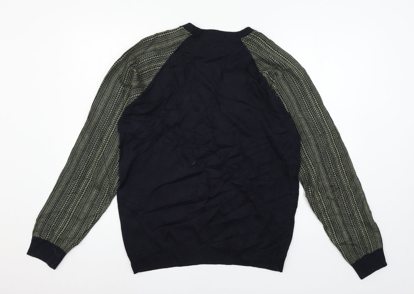 ASOS Mens Blue  Knit Pullover Jumper Size L