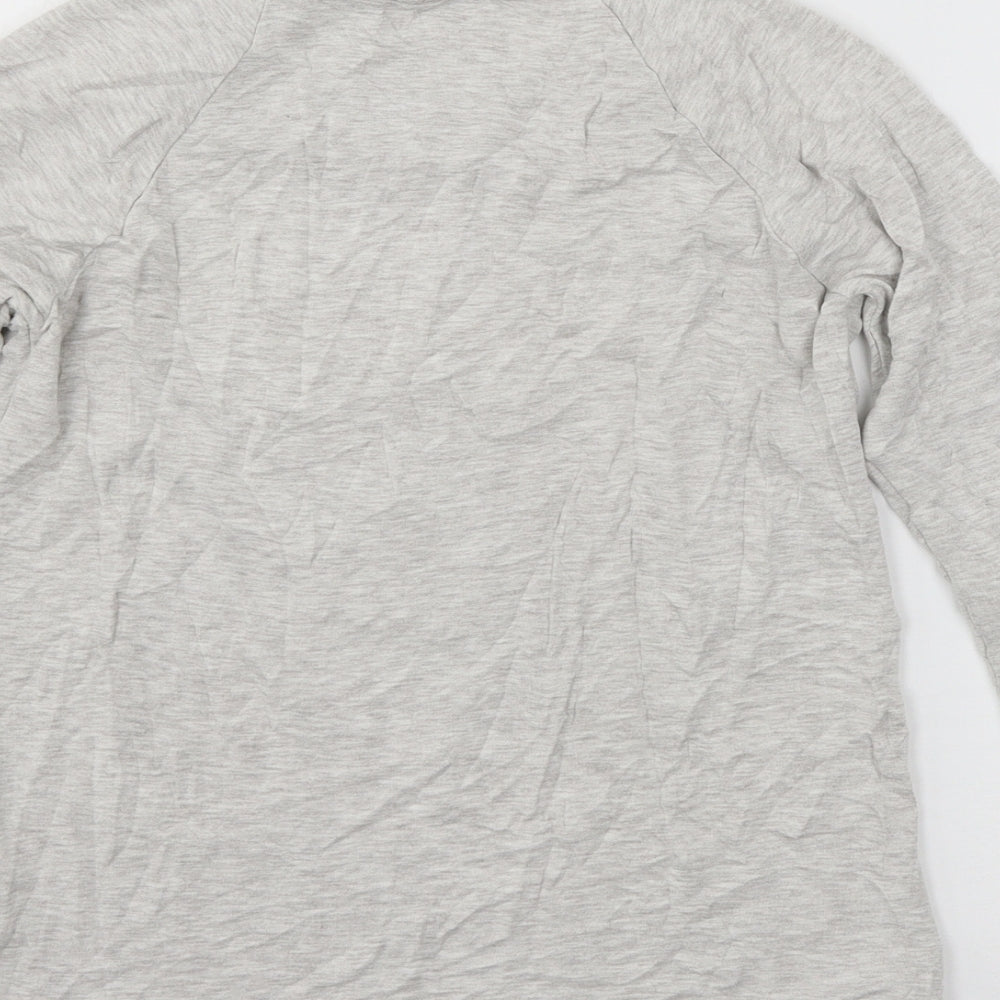 Caroll Womens Grey  Jersey Basic T-Shirt Size 8