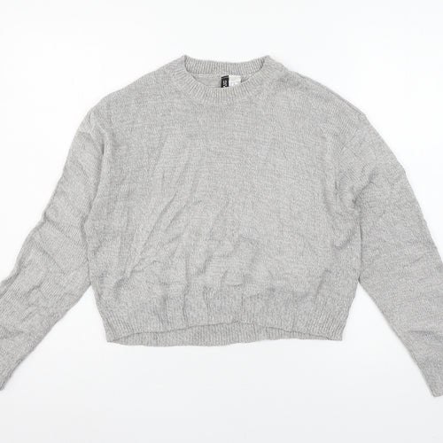 Divided by H&M Womens Grey  Knit Pullover Jumper Size XS