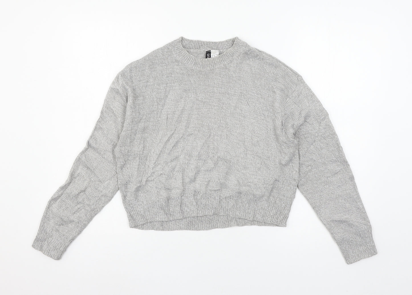 Divided by H&M Womens Grey  Knit Pullover Jumper Size XS