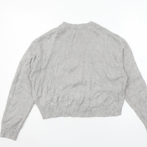 Divided by H&M Womens Grey  Knit Pullover Jumper Size XS
