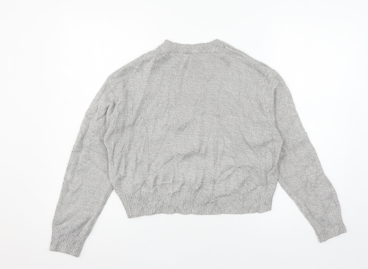 Divided by H&M Womens Grey  Knit Pullover Jumper Size XS