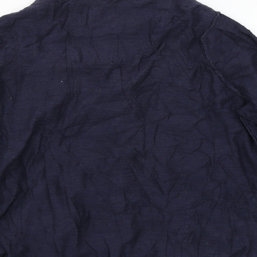 Per Una Womens Blue  Knit Cardigan Jumper Size 12