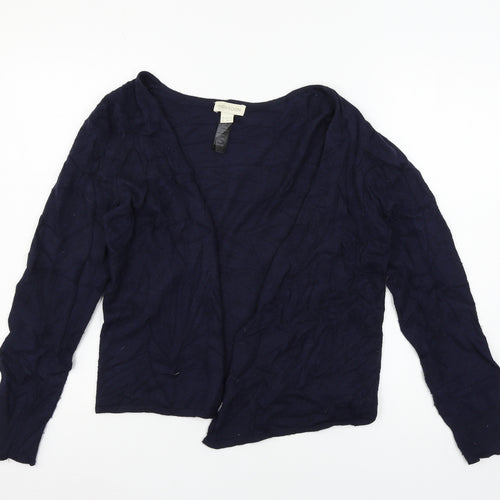 Monsoon Womens Blue  Knit Cardigan Jumper Size 10
