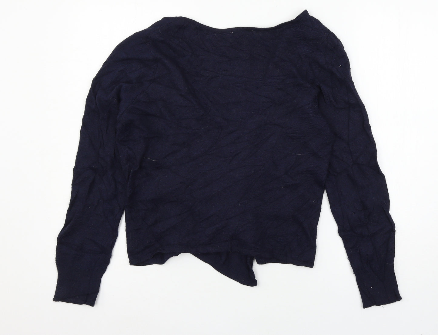 Monsoon Womens Blue  Knit Cardigan Jumper Size 10