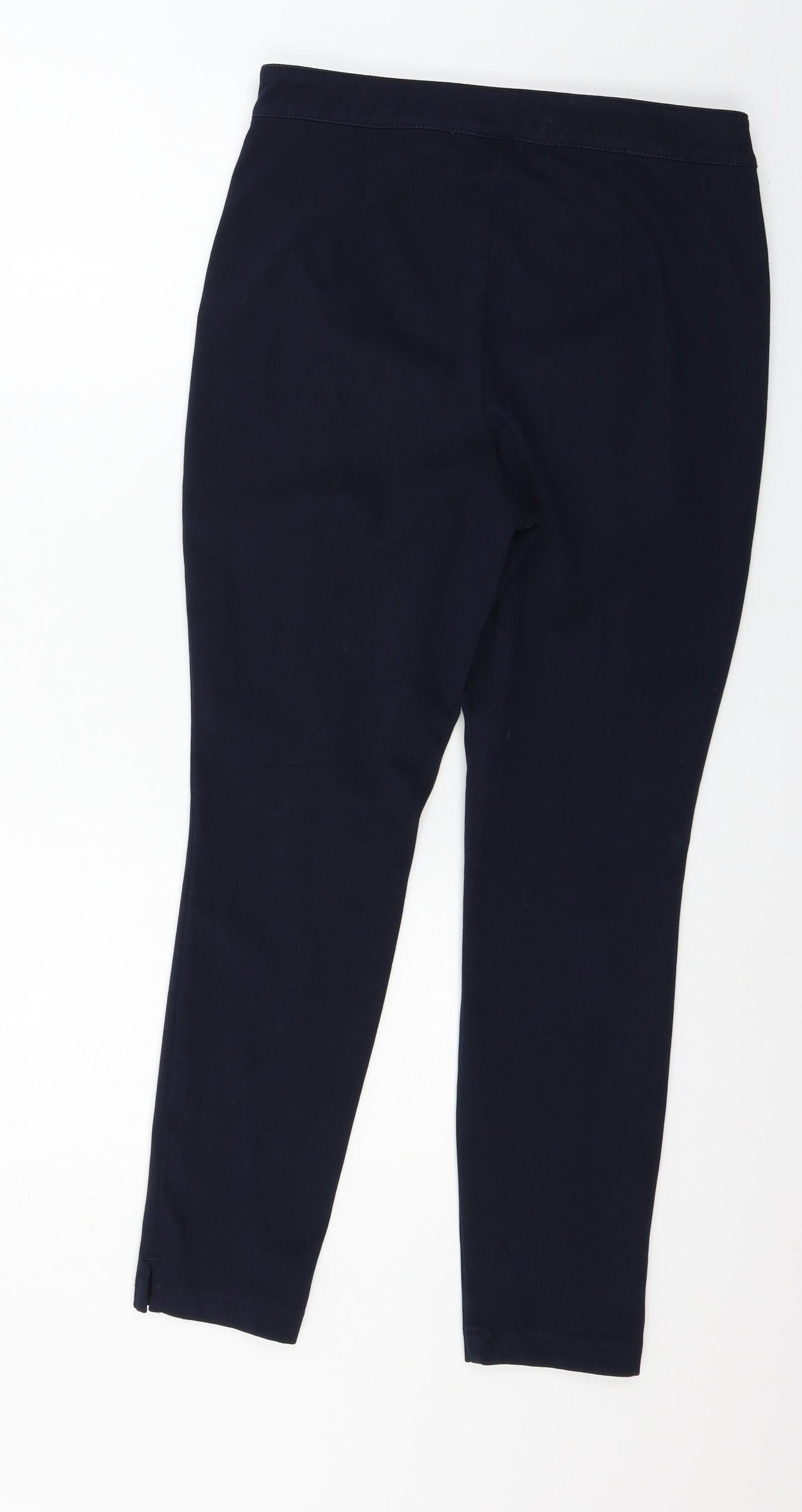 Preworn Womens Black  Denim Trousers  Size 12 L26 in