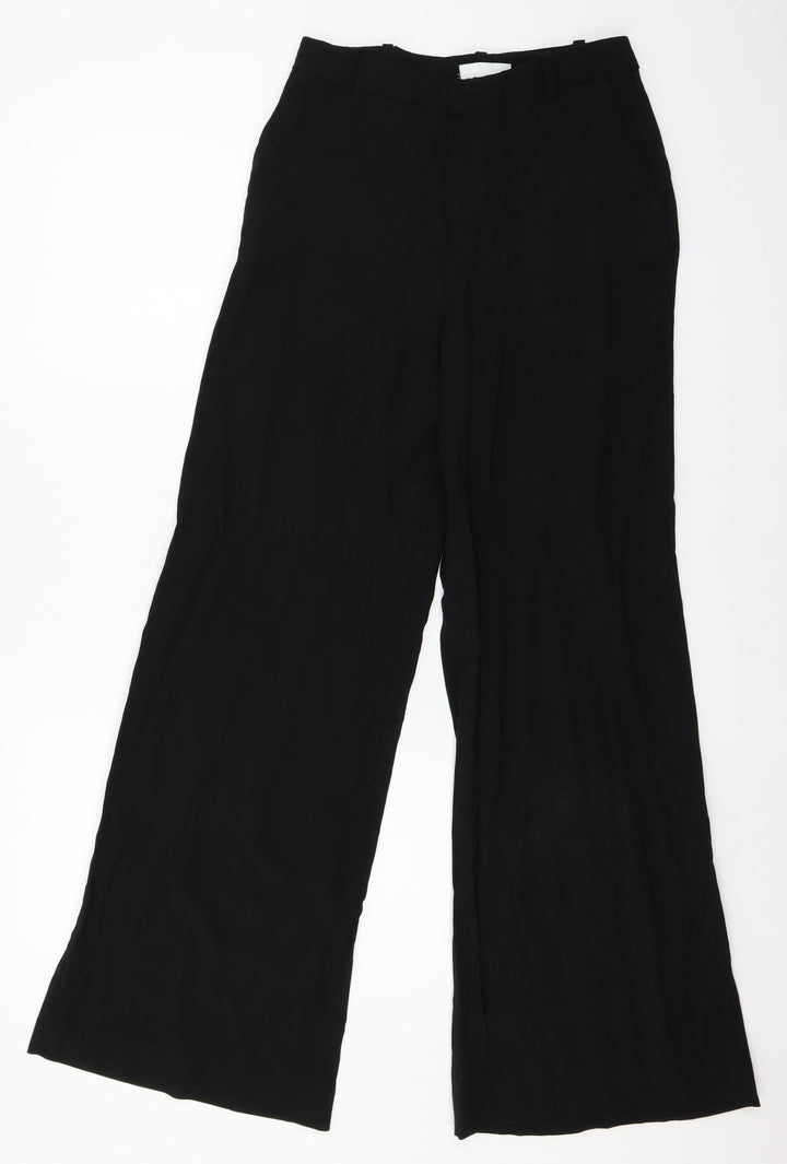 H&M Womens Black   Trousers  Size 10 L20 in
