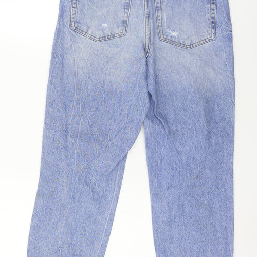 River Island Womens Blue  Denim Mom Jeans Size 8 L26 in