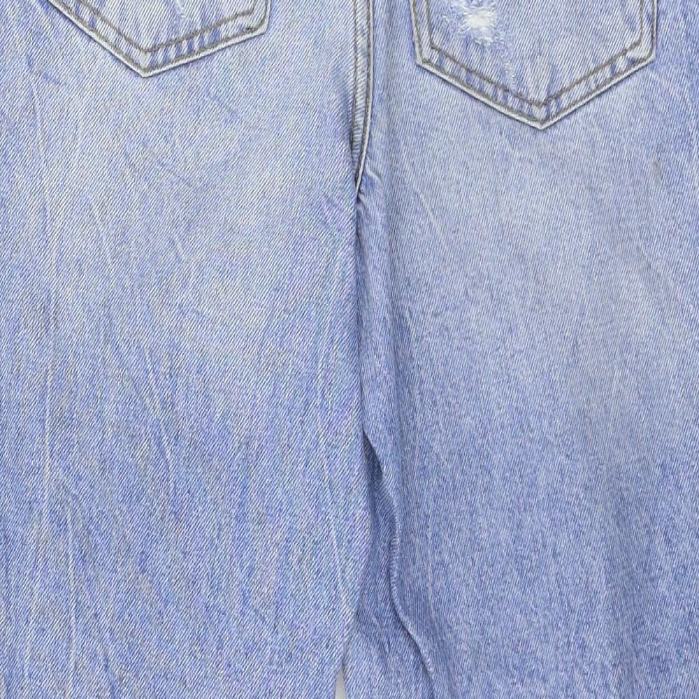 River Island Womens Blue  Denim Mom Jeans Size 8 L26 in