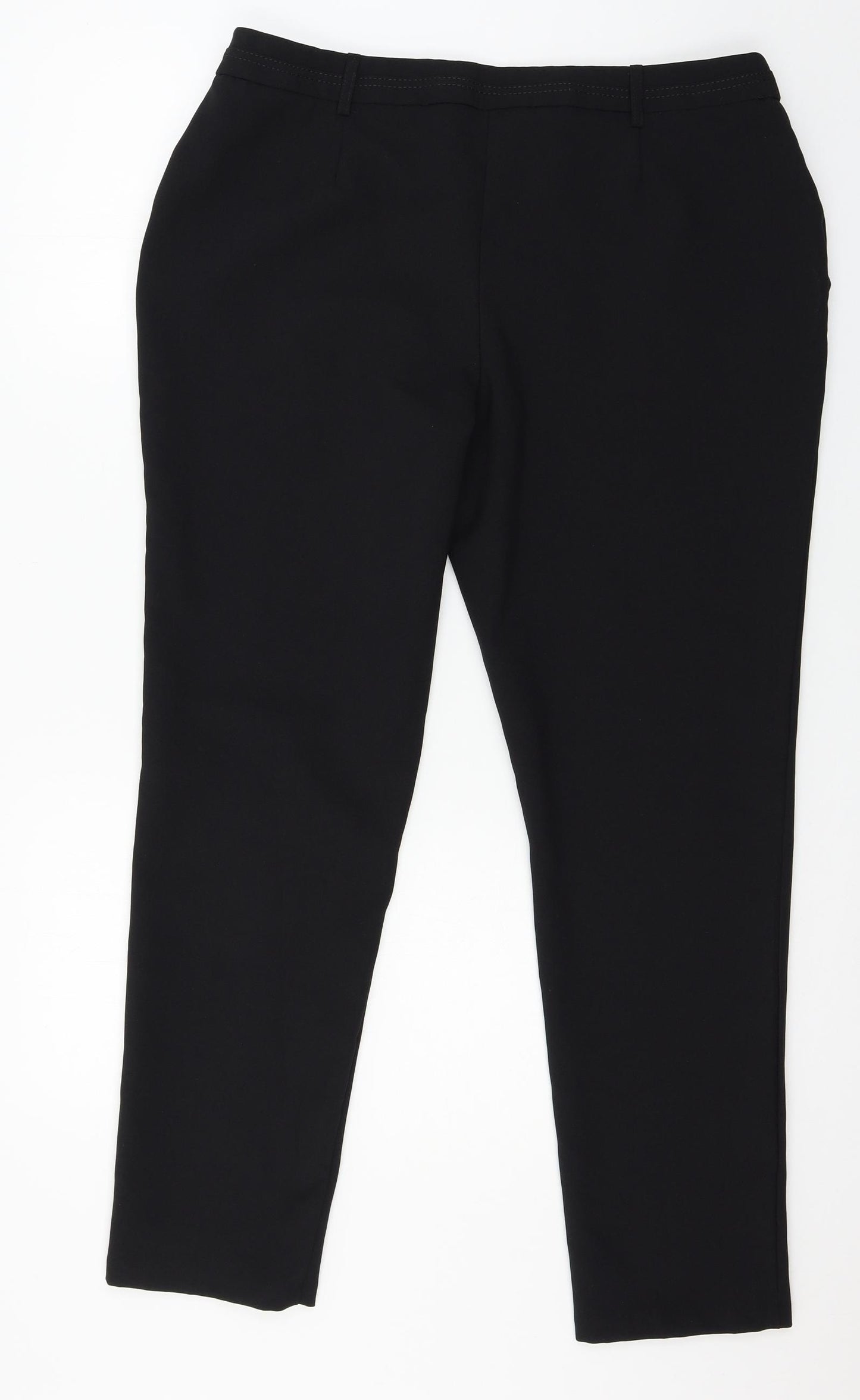 Primark Womens Black   Trousers  Size 16 L28 in