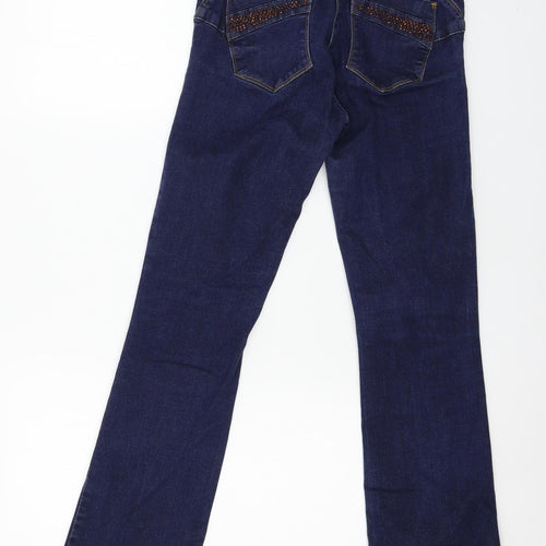 NEXT Womens Blue  Denim Skinny Jeans Size 10 L28 in