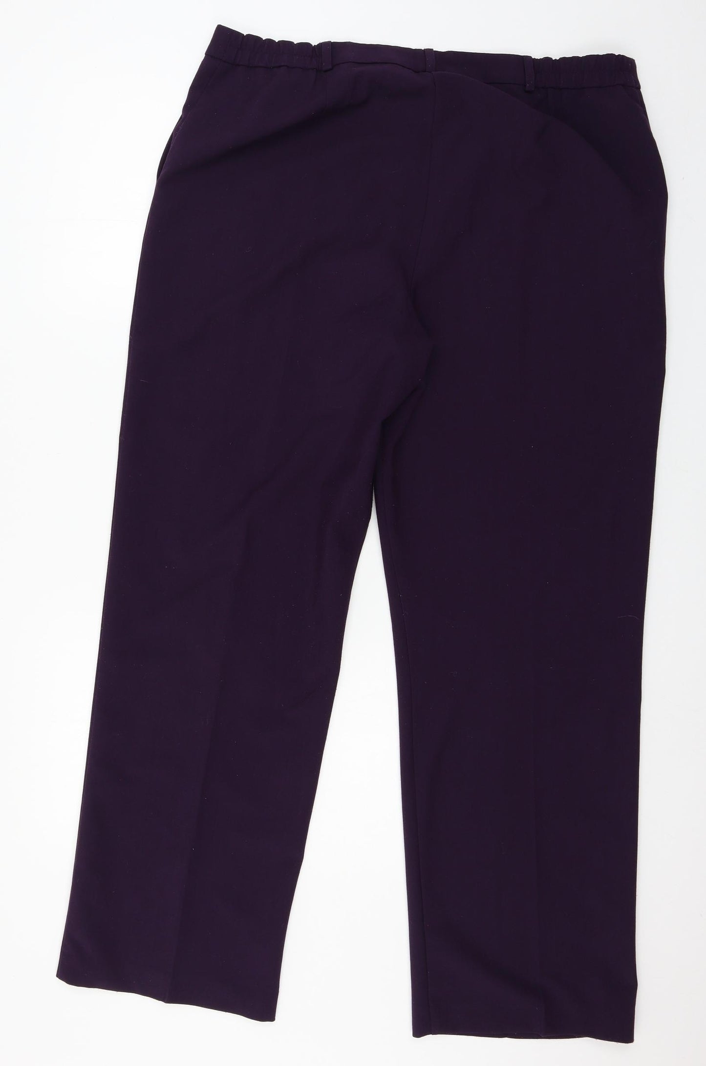 Julipa Womens Purple   Trousers  Size 18 L29 in