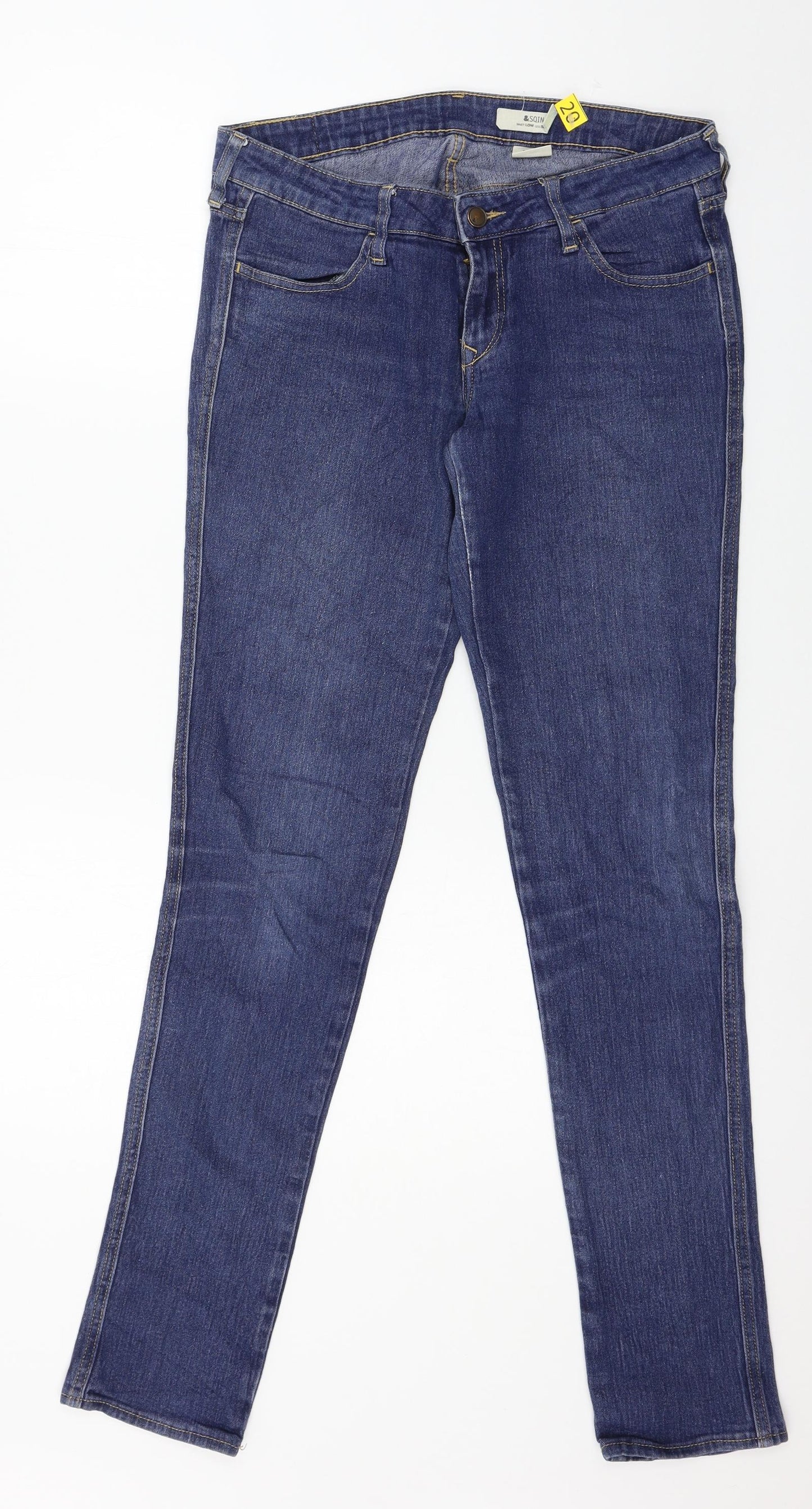 H&M Womens Blue  Denim Skinny Jeans Size 30 in L34 in