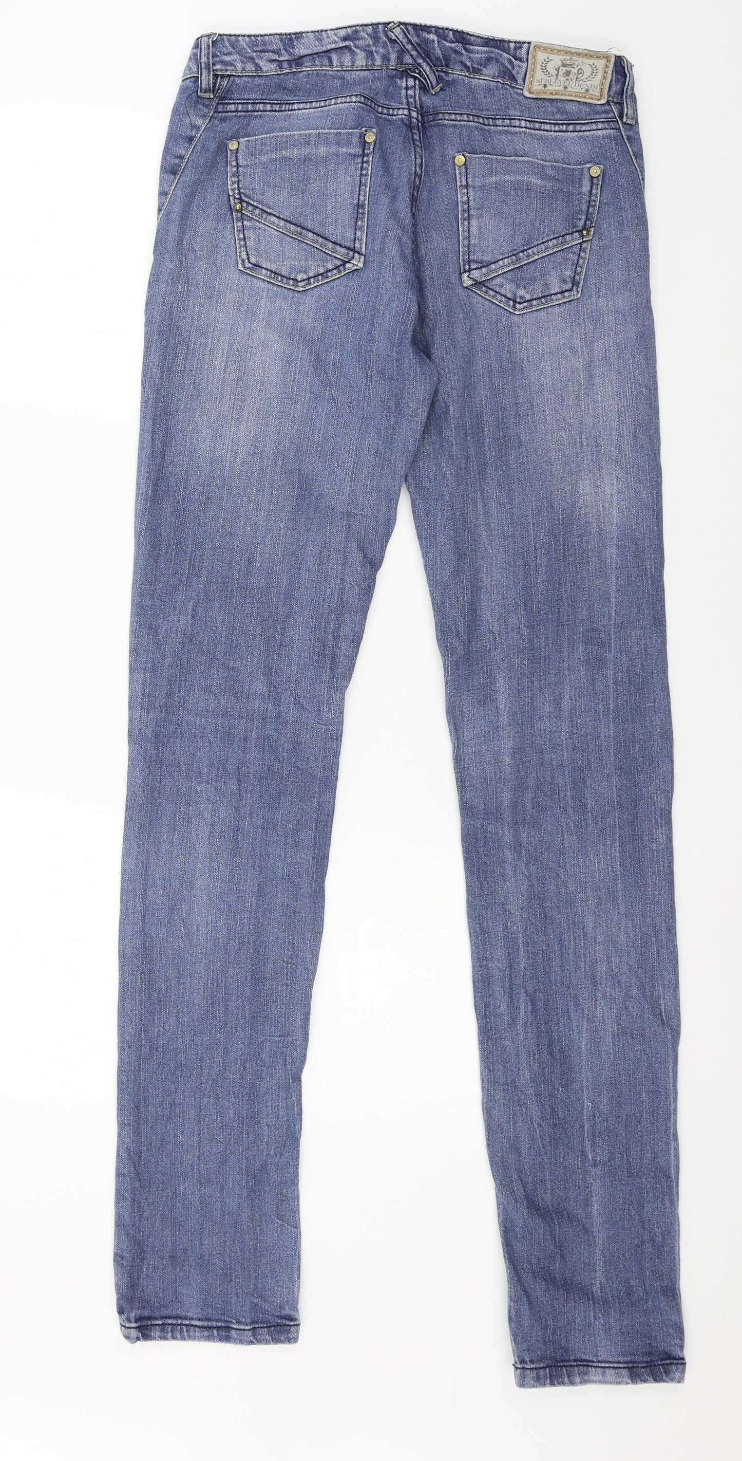 Sublevel Womens Blue  Denim Straight Jeans Size M L34 in
