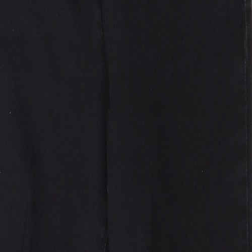 Papaya Womens Black  Denim Skinny Jeans Size 14 L24 in