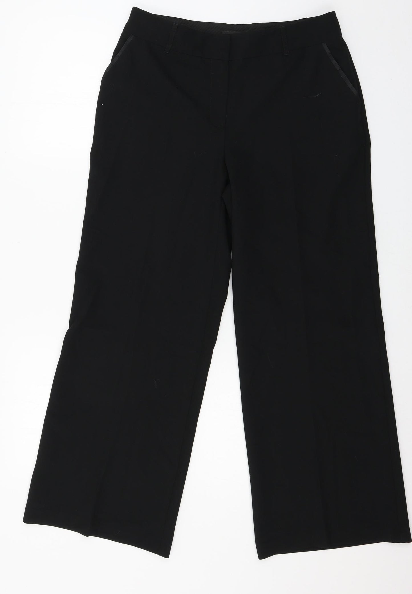 NEXT Womens Black   Trousers  Size 12 L28 in