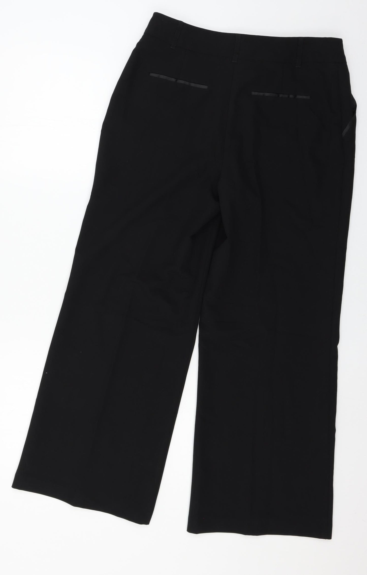 NEXT Womens Black   Trousers  Size 12 L28 in