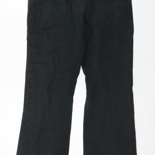 Claire DK Womens Green  Denim Straight Jeans Size 32 in L28 in