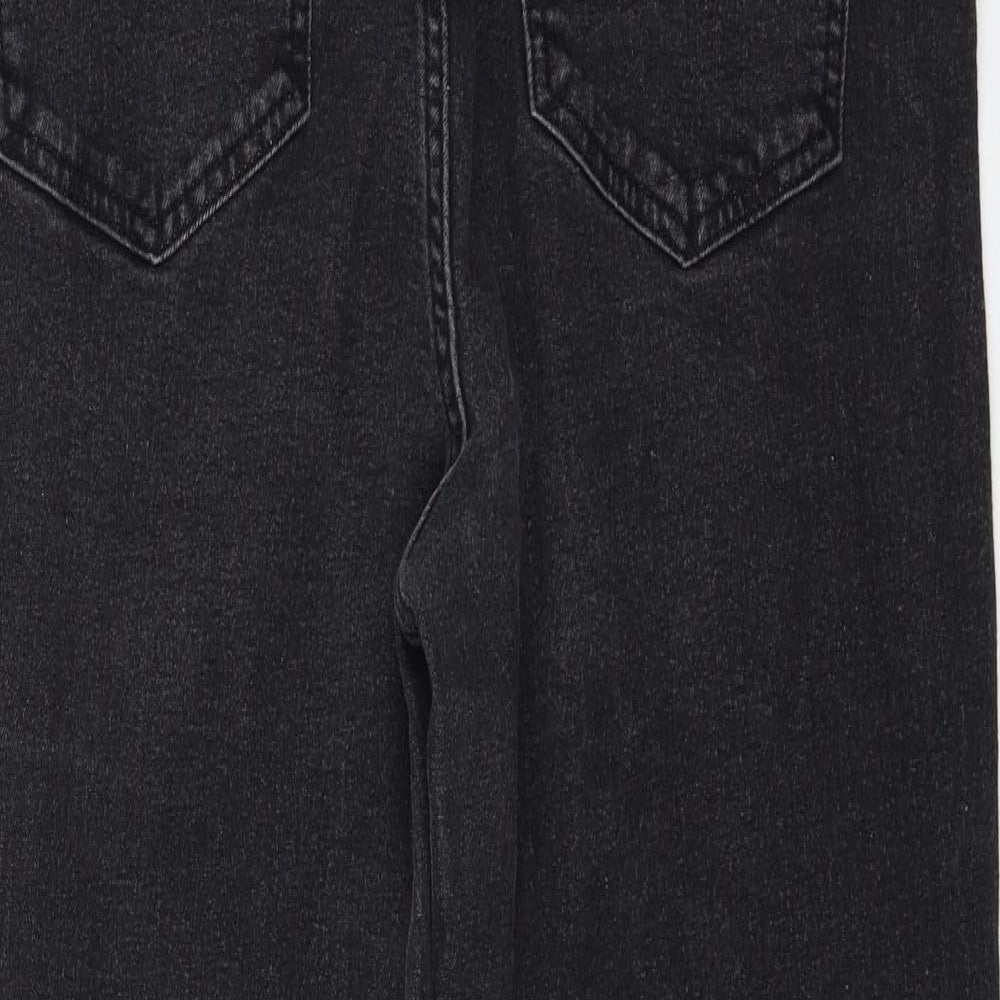 Marks and Spencer Womens Grey  Denim Skinny Jeans Size 14 L29 in
