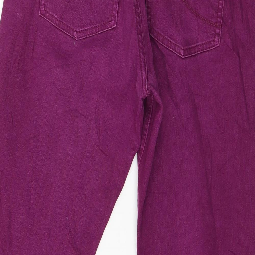 St Oliver Womens Purple  Denim Cropped Jeans Size 32 in L25 in