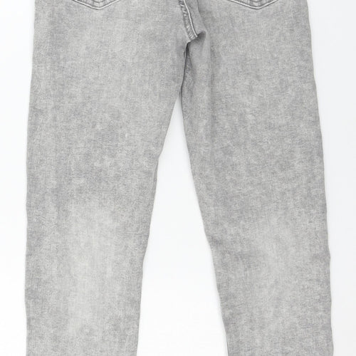 Denim & Co. Womens Grey  Denim Skinny Jeans Size 14 L26 in