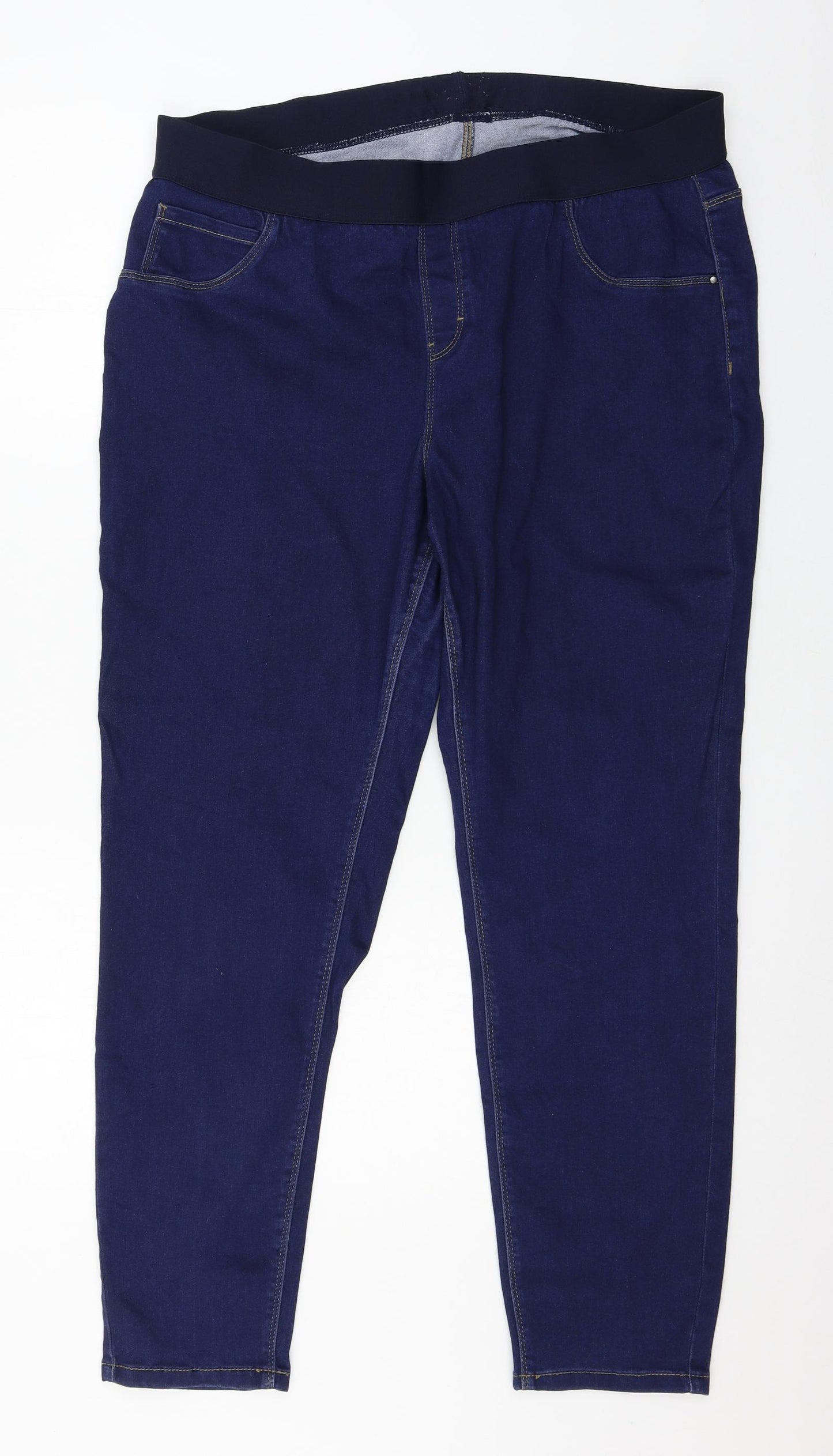 George Womens Blue  Denim Skinny Jeans Size 20 L29 in